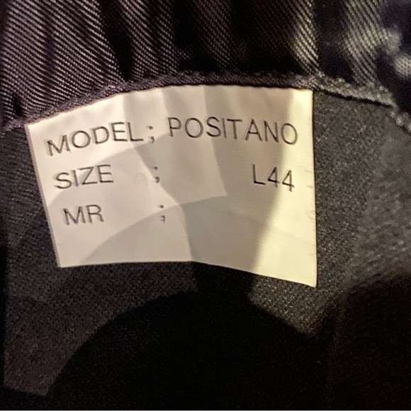 ALFANI Men Black Positano Macy’s Soft Leather Blazer Jacket Size L44 - Picture 8 of 10